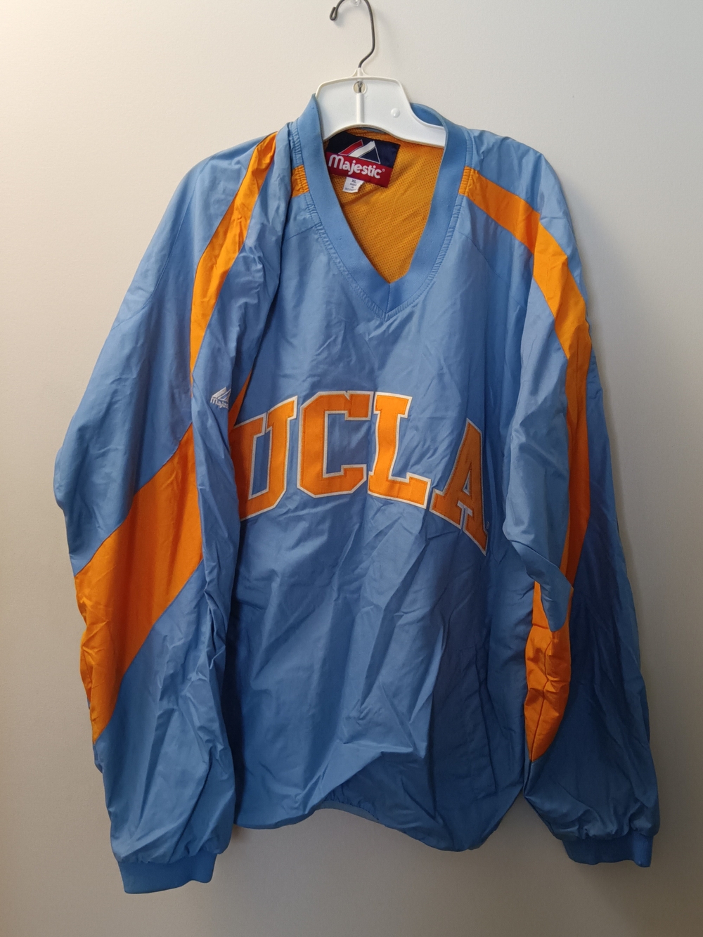 Majestic UCLA Powder Blue & Gold Windbreaker Jacket
